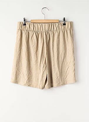 Short coupe droite beige JACQUELINE DE YONG femme