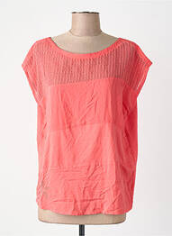 T-shirt orange DESIGUAL femme