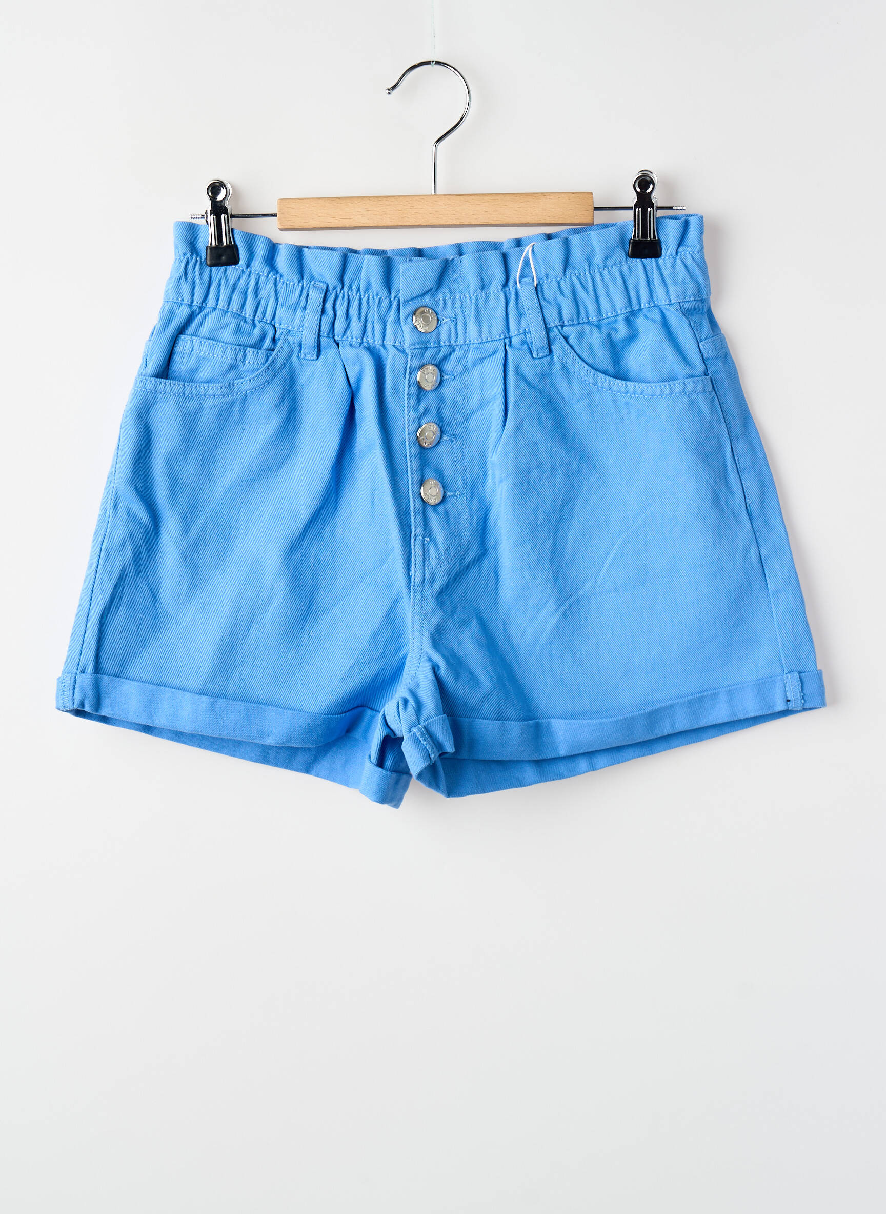Short bleu ONLY femme