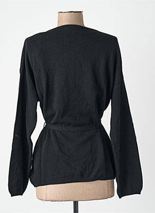 Gilet manches longues noir YUGEN femme