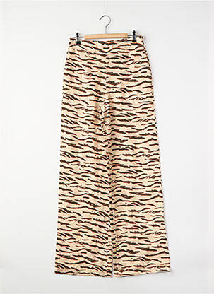 Pantalon droit marron NOOR BY NORA GHARIB femme