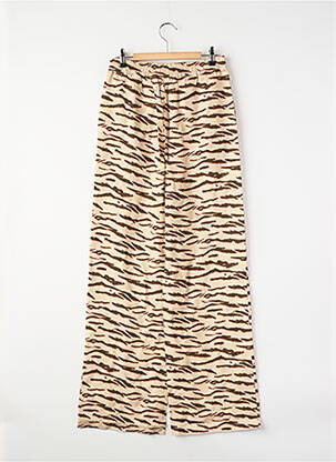Pantalon droit marron NOOR BY NORA GHARIB femme
