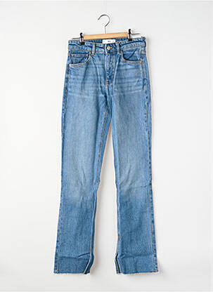 Jeans coupe droite bleu MANGO femme