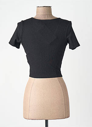 T-shirt col v noir JJXX femme