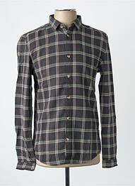 Chemise manches longues gris TOM TAILOR homme