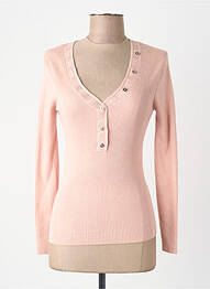 Pull rose MORGAN femme