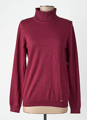 Pull col roulé violet MORE & MORE femme