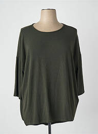 Pull manches 3/4 vert CARMAKOMA femme