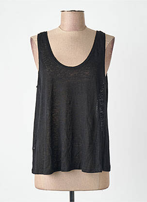 Débardeur noir MANGO femme