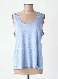 Débardeur bleu MANGO femme