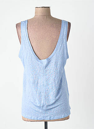 Débardeur bleu MANGO femme