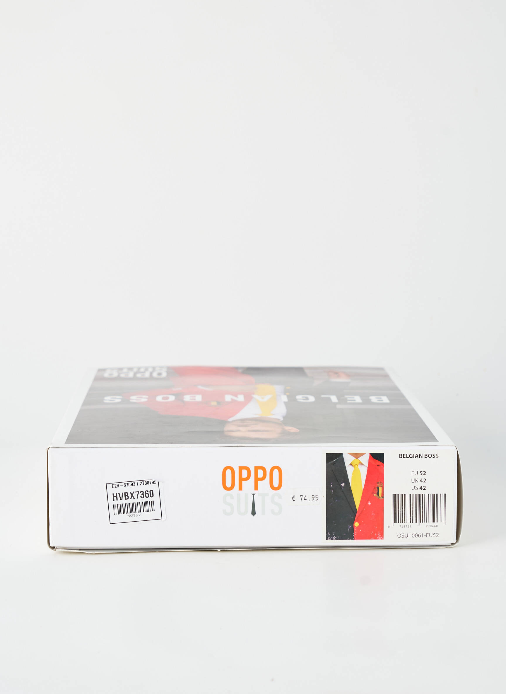 Costume de ville rouge OPPO SUITS homme