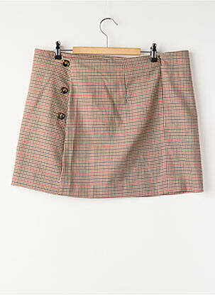 Jupe courte marron MANGO femme