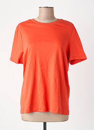 T-shirt orange MANGO femme