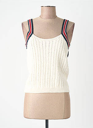 Débardeur beige MANGO femme
