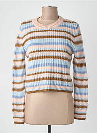 Pull col roulé rose MANGO femme