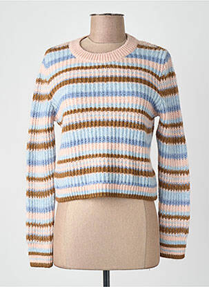 Pull col roulé rose MANGO femme