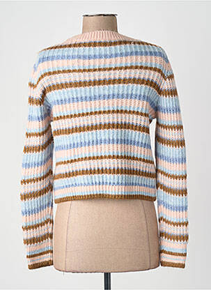 Pull col roulé rose MANGO femme