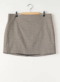 Jupe courte marron MANGO femme