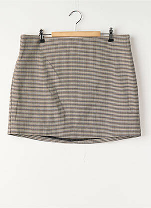 Jupe courte marron MANGO femme