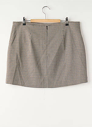 Jupe courte marron MANGO femme