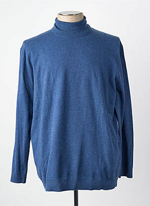 Pull col roulé bleu TOM TAILOR homme