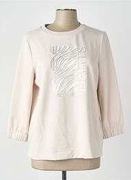 Sweat-shirt beige STREET ONE femme