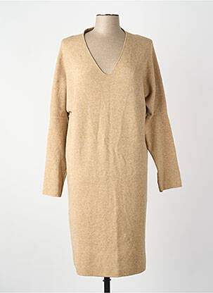 Robe pull marron JUST WOMAN femme