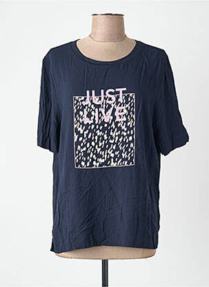 T-shirt bleu TOM TAILOR femme