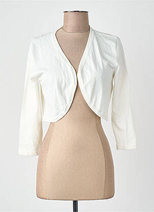 Gilet manches longues blanc MORGAN femme