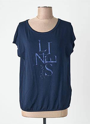 T-shirt bleu STREET ONE femme