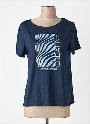 T-shirt bleu STREET ONE femme