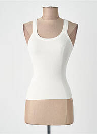 Débardeur blanc MANGO femme
