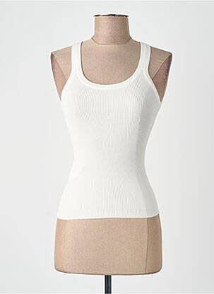 Débardeur blanc MANGO femme