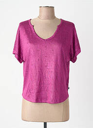 T-shirt rose LE TEMPS DES CERISES femme