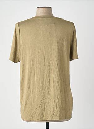 T-shirt vert MANGO femme