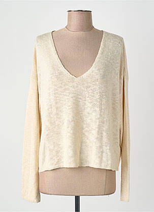 Pull beige MANGO femme