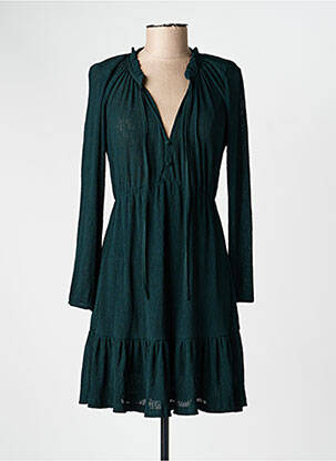 Robe mi-longue vert MANGO femme