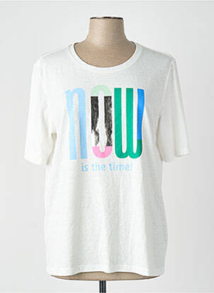 T-shirt blanc S.OLIVER femme