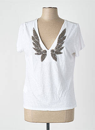 T-shirt blanc MORGAN femme