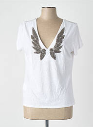 T-shirt blanc MORGAN femme