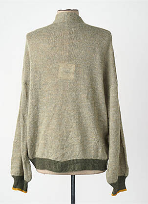 Gilet manches longues vert BELLITA femme