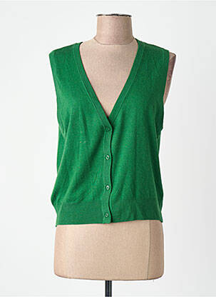 Gilet sans manche vert MANGO femme