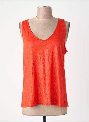 Débardeur orange GARCIA femme