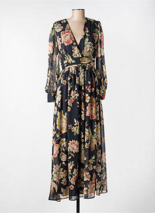 Robe longue noir MANGO femme