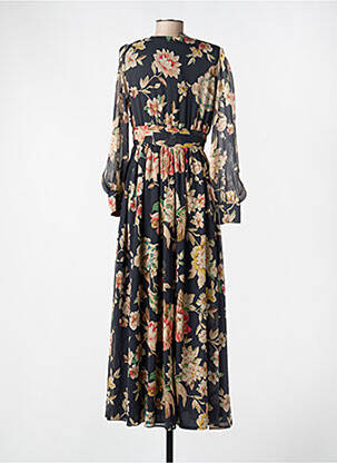 Robe longue noir MANGO femme