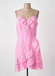 Robe courte rose NAF NAF femme