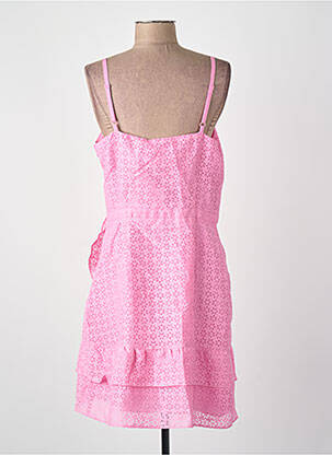 Robe courte rose NAF NAF femme
