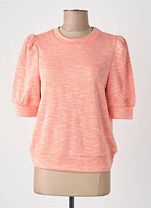 T-shirt coupe droite orange ONLY femme