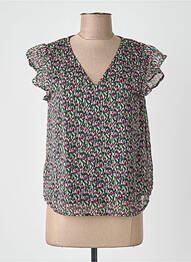 Blouse manches courtes manches courtes vert ONLY femme